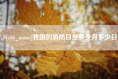 河源我国的消防日是多少月多少日