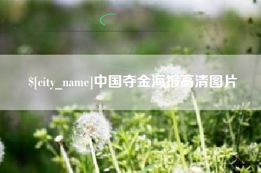 河源中国夺金海报高清图片