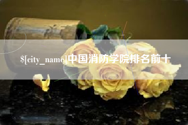 河源中国消防学院排名前十