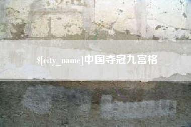河源中国夺冠九宫格
