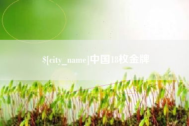 河源中国18枚金牌