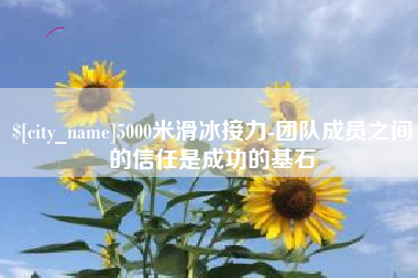 河源5000米滑冰接力-团队成员之间的信任是成功的基石