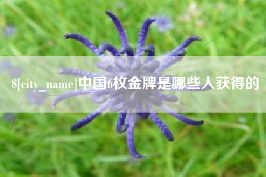 河源中国6枚金牌是哪些人获得的
