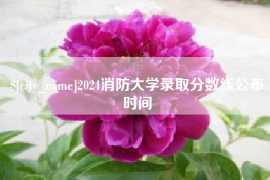 河源2024消防大学录取分数线公布时间