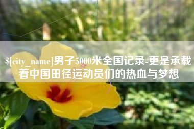 河源男子5000米全国记录-更是承载着中国田径运动员们的热血与梦想