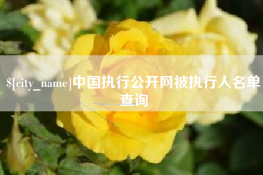 河源中国执行公开网被执行人名单查询