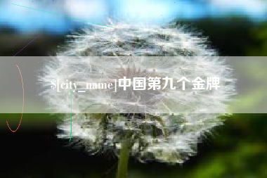 河源中国第九个金牌