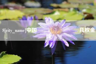 河源中国🇨🇳几枚金牌