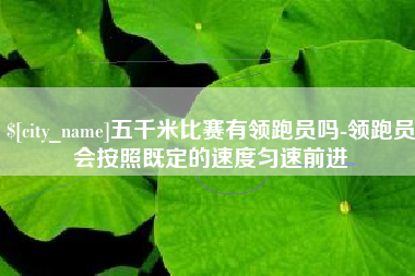 河源五千米比赛有领跑员吗-领跑员会按照既定的速度匀速前进