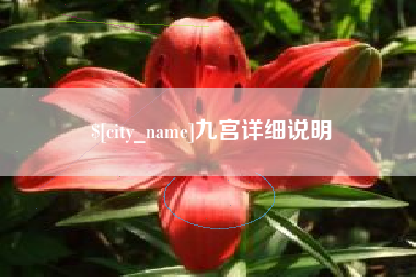 河源九宫详细说明