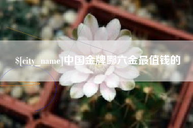 河源中国金牌哪六金最值钱的