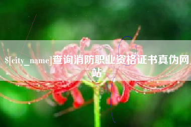 河源查询消防职业资格证书真伪网站