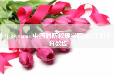 河源中国消防救援学院2021年招生分数线