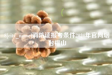 河源消防证报考条件2024年官网烟台福山