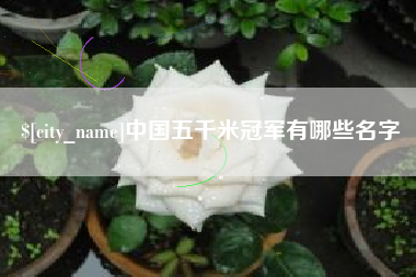 河源中国五千米冠军有哪些名字